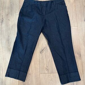 New York & Co. Dark Blue Cropped Pants